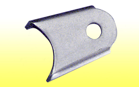 Gusseted Chassis Bracket - 1/8" CM, 3/8" hole