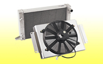 A.R.T. Radiator Kit - Pro, Chrome-plated Aluminum Shroud