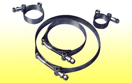 T-Bolt Band Clamp - Stainless Steel - 1.5" - 1.75"