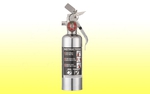 HalGuard Fire Extinguisher - 1.4 Lb Chrome