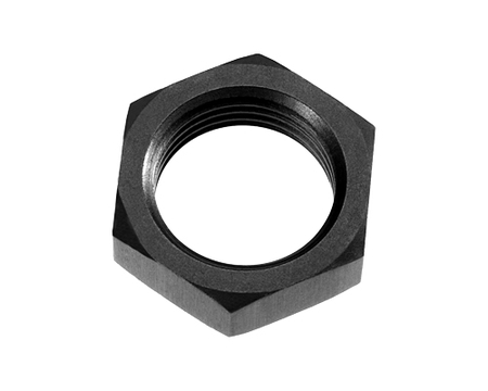 #12 Bulkhead Nut - Alum. Black