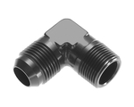 3/4" NPT to #12 AN - 90-Degree Black