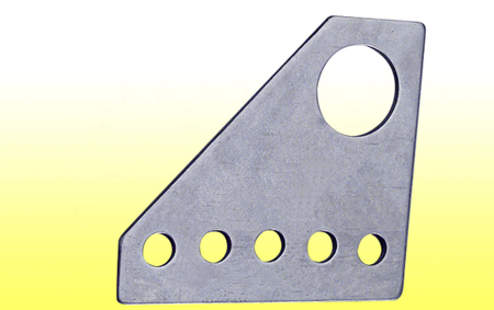 Ladder Bar Brackets for Round Tube Crossmember - 3/4" holes