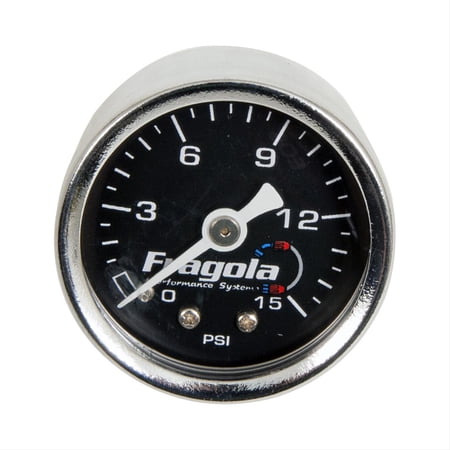 Fuel Pressure Gauge 1-5/8" - 0 to 15psi Dry