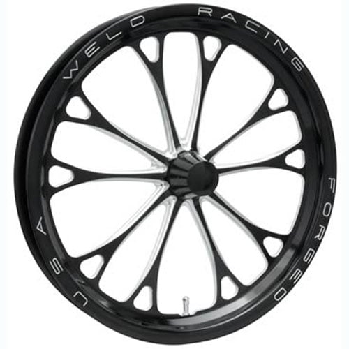 Weld Front VSeries Strange Spindle Mount Black Anodized 15"