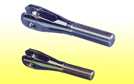 Clevis Threaded Stud - 1/2"-20 RH, 1/4" slot, 3/8" hole