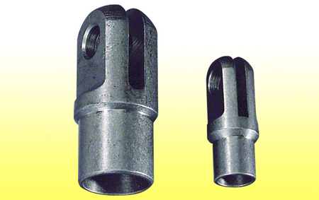Clevis Weld-in - Fits 3/8" tube, 1/8" slot, 3/16" hole