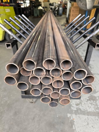 Mild Steel Tubing - 1 5/8" O.D. - .134" wall ** OLD STOCK **